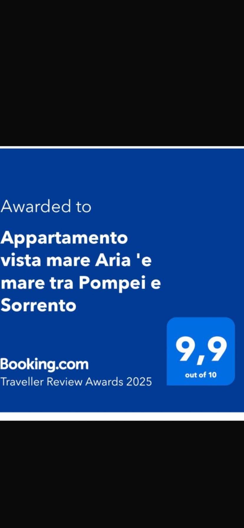 Appartamento Vista Mare Aria 'E Mare Tra Pompei E Sorrento Castellammare di Stabia Esterno foto